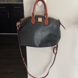 Dooney Burke Black Saddle Crossbody